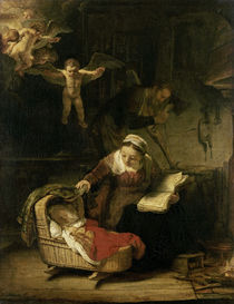 Rembrandt, Hl. Familie by klassik art