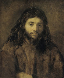 Rembrandt, Christuskopf by klassik art