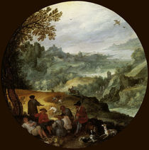 J.Brueghel d.Ae./ Die Ernte/ um 1594 by klassik art