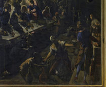 Tintoretto, Abendmahl, Ausschnitt von klassik art