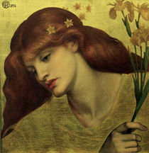 D.G.Rossetti, Sancta Lilias by klassik art