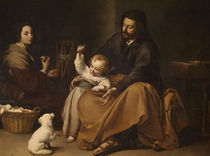Murillo, Hl. Familie mit dem Voegelchen by klassik art