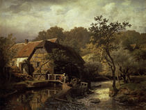 A.Achenbach,Westfaelische Wassermuehle1863 by klassik art