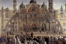 G.Bellini, Predigt des Markus, Ausschn. by klassik art