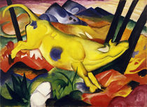 Franz Marc, Die gelbe Kuh/1911 von klassik art