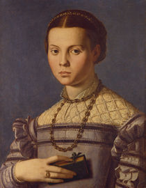 A.Bronzino, Junges Maedchen mit Buch von klassik art
