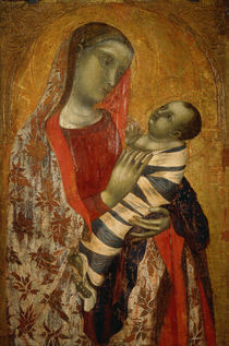 Ambrogio Lorenzetti, Maria mit Kind by klassik art