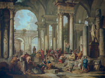 G.P.Pannini, Paulus predigt in Athen by klassik art