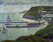 G.Seurat, Port en  Bessin, avant port by klassik art