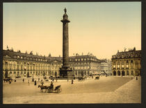 Paris, Place Vendome / Photochrom by klassik art