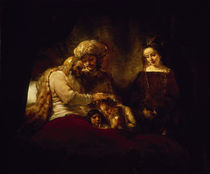 Rembrandt, Jakobs Segen by klassik art