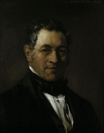 A.Menzel, Bildnis eines Herrn/ 1854 by klassik art