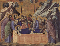 Duccio, Begraebnis Mariae von klassik art