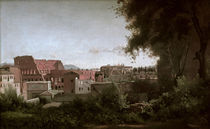 C.Corot/Kolosseum v.d.Farnes.Gaerten aus by klassik art