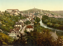 Tuebingen, Stadtansicht / Photochrom by klassik art