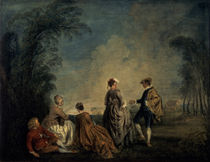 A.Watteau, Der verwirrende Antrag von klassik art