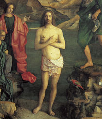 Giov.Bellini, Taufe Christi, Ausschn. by klassik art