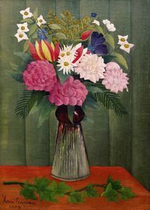 H.Rousseau, Blumenstrauss mit Efeuzweig von klassik art