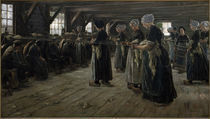 M.Liebermann, Flachsscheuer in Laren von klassik art