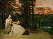 G.Courbet, Dame auf der Terrasse von klassik art