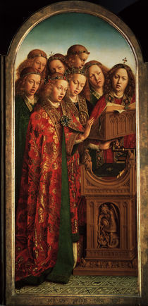 Singende Engel /v.Eyck,Genter Altar 1432 by klassik art