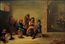 D.Teniers d.J., Zechende u. rauchende... by klassik art