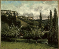 Gustave Courbet/ Apfelbaumgarten/ von klassik art