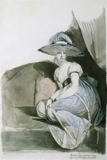 J.H.Fuessli, Mrs. Fuseli in Sofecke von klassik art