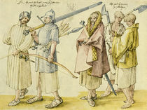 Duerer, Irische Kriegsleute und Bauern by klassik art