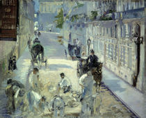 Manet/La Rue Mosnier aux paveurs/1878 von klassik art