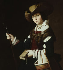 F.de Zurbaran, Hl.Margarete / 1635-1640 by klassik art