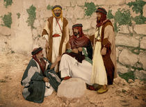 Palaestina, Beduinen / Photochrom von klassik art