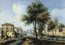 Brenta, Ansicht / Gem.v.Canaletto von klassik art