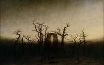 C.D.Friedrich, Abtei im Eichwald by klassik art