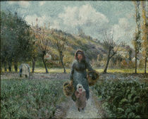 Pissarro/ Der Garten in Eragny von klassik art