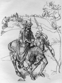 A.Duerer, Der blinde Reiter by klassik art