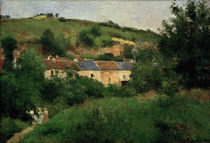 C.Pissarro, Die Dorfstrasse by klassik art