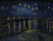 van Gogh, Sternennacht ueber der Rhone by klassik art