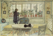 C.Larsson, Das Blumenfenster by klassik art