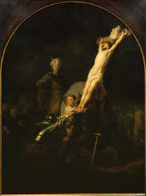 Rembrandt, Die Kreuzaufrichtung von klassik art