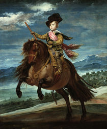 Baltasar Carlos zu Pferde / Velazquez by klassik art