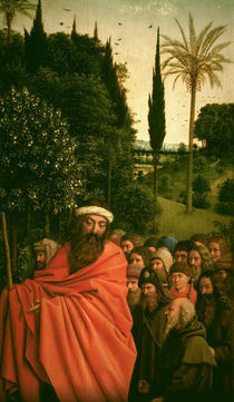 'Die Pilger' (Det.)/v.Eyck, Genter Altar by klassik art