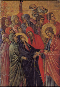 Duccio, Kreuzigung Christi, Ausschnitt von klassik art