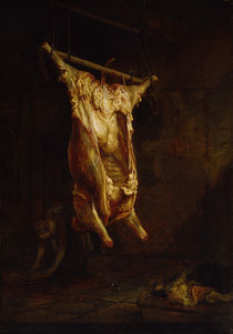 Rembrandt, Geschlachteter Ochse by klassik art