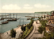 Sassnitz, Hafen / Photochrom von klassik art