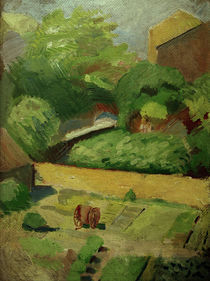 A. Macke, Blick in den Nachbargarten von klassik art