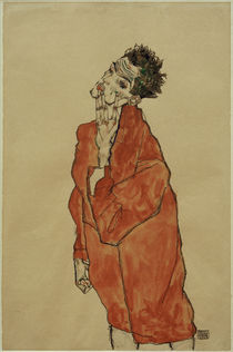 Egon Schiele, Selbstbildnis von klassik art