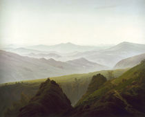C.D.Friedrich, Der Morgen im Gebirge1822 by klassik art