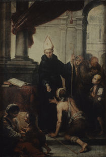 B.E.Murillo, Hl.Thomas v.V. Almosenspend by klassik art