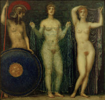F.v.Stuck, Athena, Hera und Aphrodite von klassik art